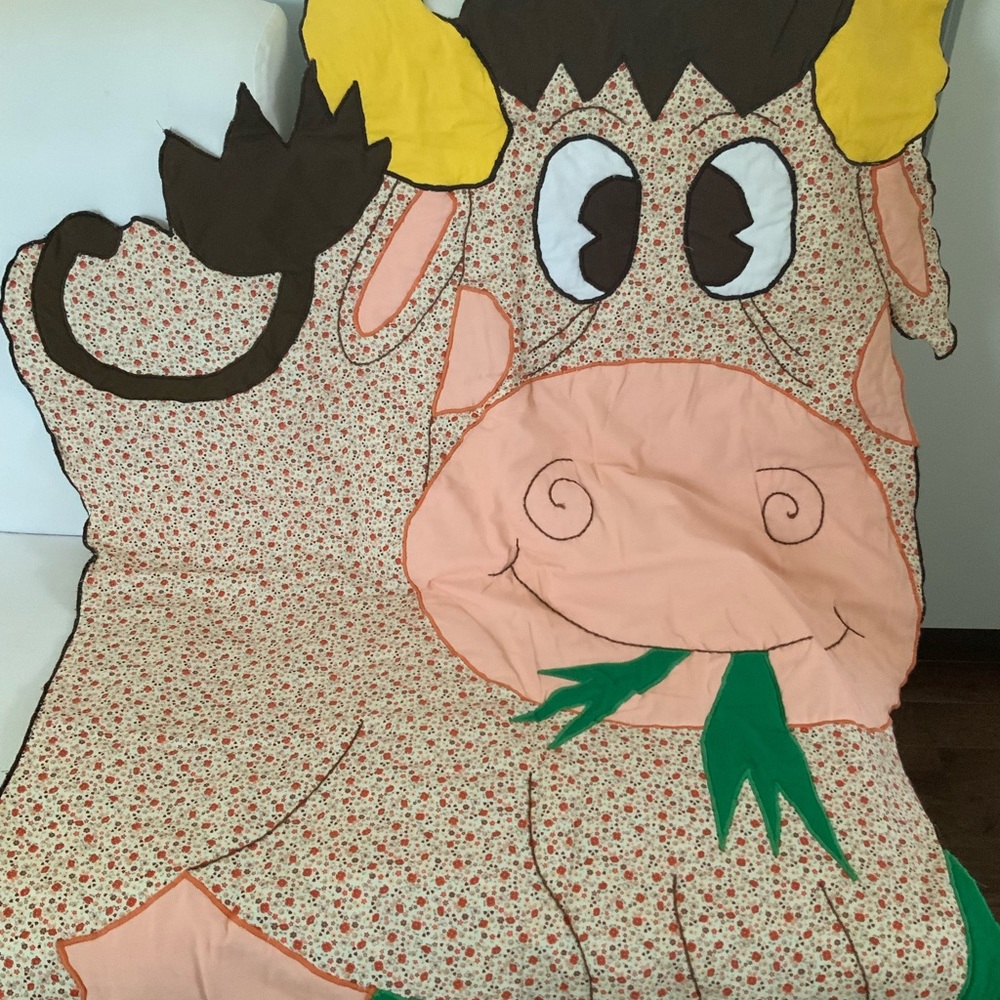 Handmade Baby Quilt or Wall Hanging, Truly One of a Kind